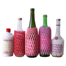 Popular Singapore Foam Plastic Sleeve Netting Protector for Wine Bottle Packaging